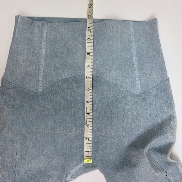 Free People FP Movement Running Through My Mind Blue High Rise Leggings sz L EUC - Picture 10 of 14